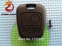 ๑▬ 1Pcs New Replacement Key Case Cover For Toyota Aygo 2 Buttons Remote FOB Shell Blank No Blade No Logo Car Accessories Auto Parts