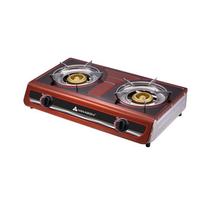 Hanabishi Double Burner Gas Stove Red GS303R Lazada PH