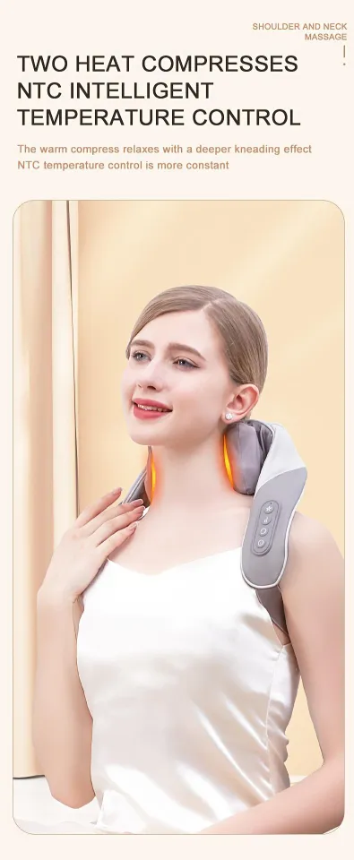 1pc Multifunctional Neck And Shoulder Massager, USB Rechargeable Electric  Shoulder And Neck Massage Shawl