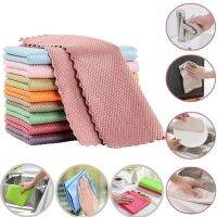 【DT】hot！ Dishwashing Kitchen Towel Wipe Cloth Window Glass Car Floor Rag Dishware Tile Household Cleaning Tool