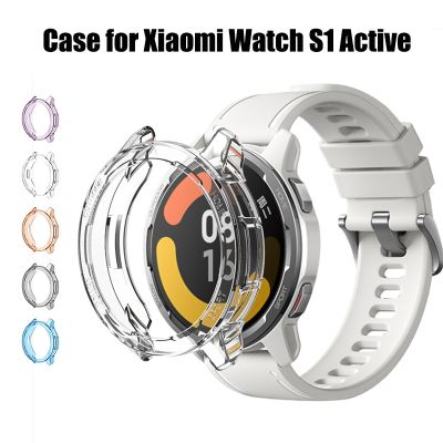 Plating Case for Xiaomi Watch S1 Active  Smartwatch Replacement Accessories Bumper Frame Cover for Xiaomi Mi Watch S1 Active Picture Hangers Hooks