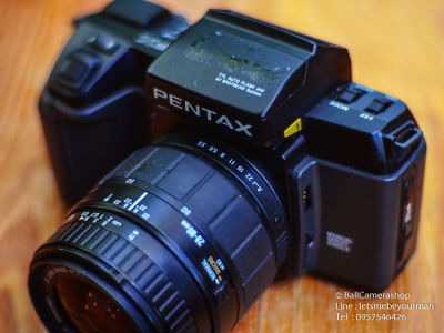 ขายกล้องฟิล์ม Pentax SFX Serial 4125066 พร้อมเลนส์ Sigma 28-80mm