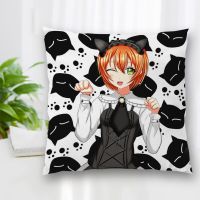 （ALL IN STOCK XZX）Customer Service Decorative Pillow Case Hoshizora Rin Anime Square Zipper Pillow Best Gift 20X20cm 35X35cm 40x40cm   (Double sided printing with free customization of patterns)