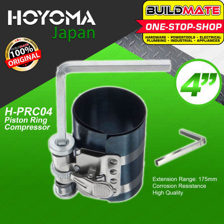 HOYOMA JAPAN Piston Ring Compressor 4" Inch & 6" Inch Ratcheting Lock