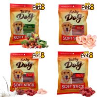 สติ๊กนิ่ม รวมรสชาติ สำหรับหมาทุกวัย 450g Tasty Dog Soft Stick chicken Flavor พร้อมส่ง เก็บเงินปลายทางได้เลย