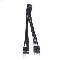 Deng 9Pin HD Audio 1ถึง2พอร์ตคูณ Y Splitter MALE TO FEMALE EXTENSION CABLE