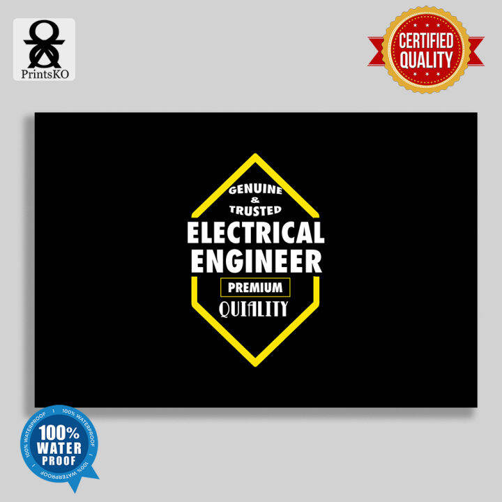 High Quality Tarpaulin / Tarp with Electrical Engineer Design Lazada PH