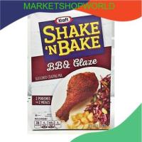 คราฟท์เชคแอนด์เบค Bbq Glaze ผงเคลือบปรุงรส 170 กรัม/Kraft Shake n Bake Bbq Glaze Seasoned Coating Mix 170g