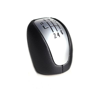 【hot】♂卍◄  6 Speed Manual Shift Knob for Renault/Laguna MK3 2007-2014 Leather Lever Shifter Hand 2008 2009 2010 2011 2012 2013