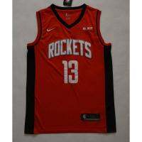 Hot Newest Top-quality New arrival 2022 2023 Newest shot goods Most popular 22/23 Top quality Ready Stock High quality 2020 new NBA mens Houston Rockets 13 James Harden embroidery basketball jerseys jersey city red