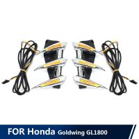 ไฟเบรกขอบบังโคลนหน้ารถจักรยานยนต์สำหรับฮอนด้า Goldwing GL1800ปีกทอง GL 1800 2001-2011