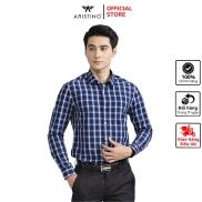 Áo sơ mi nam dài tay ARISTINO ALS34102 somi công sở vải sợi tre cao cấp