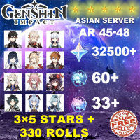 【BUY ONE TAKE ONE】Genshin Impact id【BUY ONE TAKE ONE】 Limited 5 ☆+2×standard 5 ☆+32500Primogems+33Intertwined Fate+60Acquaint Fate 330roll AR45-48 Battlefield Heroes Theme Series Blind Box KLEE VENTI GANYU KEQING QIQI Action Figures Toys XMAS Gift