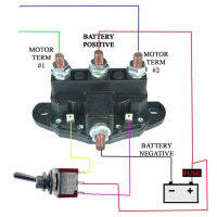 Suke 5/16 "- 24 แกนเกลียว 6 เทอร์มินัล 12 V ย้อนกลับขั้ว CONTACTOR รีเลย์มอเตอร์เครื่องกว้านโซลินอยด์ย้อนกลับสวิทช์รถจัดแต่งทรงผม