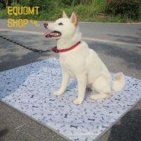 EQUOMT เสื่อทำความเย็นสุนัขผ้าระบายอากาศทนทานต่อการกัดที่นอนสุนัขฤดูร้อนเครื่องประดับสัตว์เลี้ยงกันน้ำสำหรับสัตว์เลี้ยงนอน