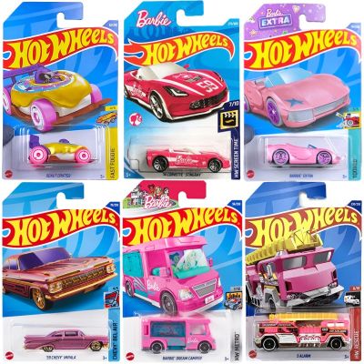 Hot Wheels Pink Series Barbie Extra Barbie Dream Camper 1:64 Metro Die-Cast Toy Diecast Alloy Car Collectors Model Toy Kids Gift Die-Cast Vehicles
