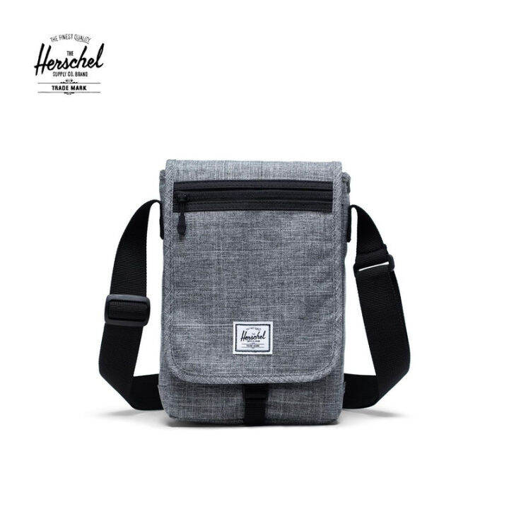 Herschel Lane Small 3.5L Messenger Bag Raven Crosshatch CORE Lazada Indonesia