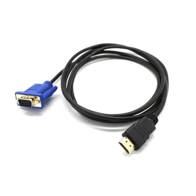 HDMI-compatible to VGA HD Converter Cable Audio Cable D-SUB Male Video Adapter for HDTV PC Computer Monitor For PC Laptop TV Wires  Leads Adapters