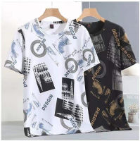 TS MEN 2022 NEW เสื้อยืดคอกลมแขนสั้น เสื้อยืดผู้ชาย ลายเท่ๆ(มี2สี)รุ่น 0107