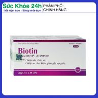 Viên uống bổ sung Biotin, Vitamin B5 giúp tóc chắc khỏe, giảm gãy rụng tóc - Hộp 20 viên (2 vỉ) thumbnail