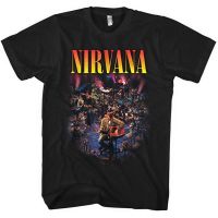 ราคาถูกเสื้อยืดผ้าฝ้าย Yuanl5 [พร้อมส่ง] เสื้อยืดแขนสั้น พิมพ์ลาย Nirvana Live Concert Photo M พลัสไซซ์ ของขวัญวันเกิด สําหรับผS-5XL