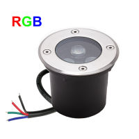 External control 4-wire LED Underground light RGB Floor Lamp Outdoor Ground Spot Landscape Garden Square Path Buried Yard DC12V