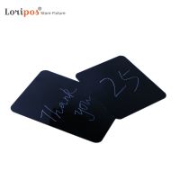 【YD】 Cardstock Food Name Tags Erasers Blank Chalkboard Labels Sign Board Chalk Retail Store Price Ticket   Loripos