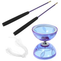 Diabolo Yoyo Chinese Toy Kids Bearing Set Plastic Toys Sticks Triple Juggling Professional Fitness Ball Diablo Yo Spinning