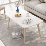 Bàn trà chữ nhật ngồi bệt hoặc ngồi cao với ghế Sofa phong cách Bắc Âu làm bàn trà bàn học bàn sofa để đồ thumbnail