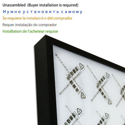 DIY Picture Frame For Wall Deocr Metal Poster Frame 40X50 50X60 40X60 60X60cm Wall Art Decorative Photo Frame,Unassembled