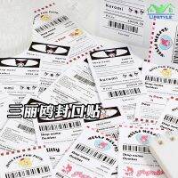 【Upstyle】SANRIO 20pcs Ticket Sticker Ins American Receipt Sticker Sanrio Seal Sticker Shopping List Sticker DIY Hand Account