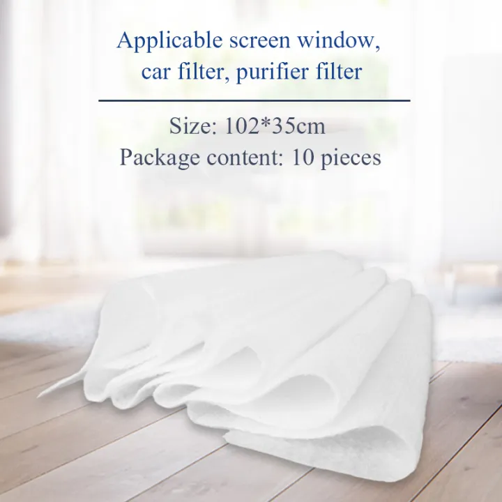 10Pcs Thickening Electrostatic Filter Cotton For Screen window Xiaomi