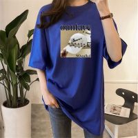 [AMYGO] 2023 Plus Size T Shirt Loose Tshirt Women Baju Perempuan Wanita Murah Blouse Tops Tshirt Woman Tops Girls Student Korean Style Ladies Kurung Moden 宽松T恤女裝上衣女生短袖衣服