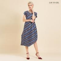 LOF FI CIEL PLEAT DRESS CHIFFON (FR58NV)