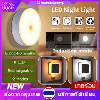 ไฟเซ็นเซอร์ หลอดไฟเซ็นเซอร์ โคมไฟ LED ไฟกลางคืน ไฟLED ไฟติดห้องนอน เปิด-ปิดอัตโนมัติ สามารถติดผนังด้วยเทปแม่เหล็ก ติดตั้งบันได