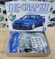 SNEPKIT 1/32 Nissan R34 Skyline GT-R Custom Wheels (โมเดลรถยนต์ Model DreamCraft)