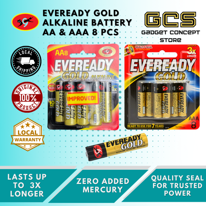 EVEREADY AA Battery / AAA Battery / Double A Battery / Triple A Battery 1.5V Gold Alkaline
