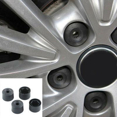 20pcs Car Wheel Nut Bolt Tire Screw Dust Cover Cover Cap Accessories 17mm For VW Volkswagen Golf MK4 Passat Audi Beetle