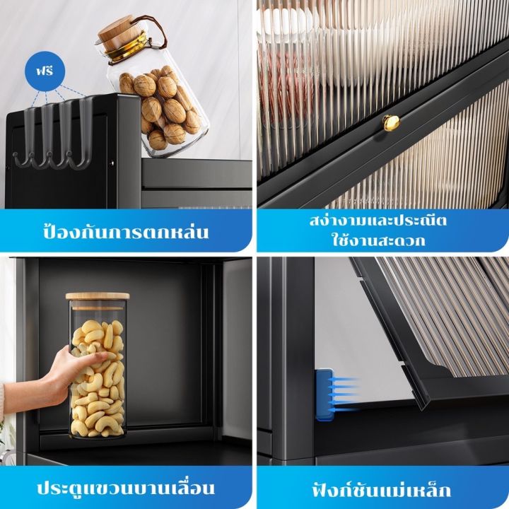 ชั้นวางของในครัว-kitchen-shelf-ตู้วางของ-มีประดู-2-3-4-5ชั้น-นวางของ-ตู้เก็บของ-มีประดู-ตู้เก็บเครื่องครัว