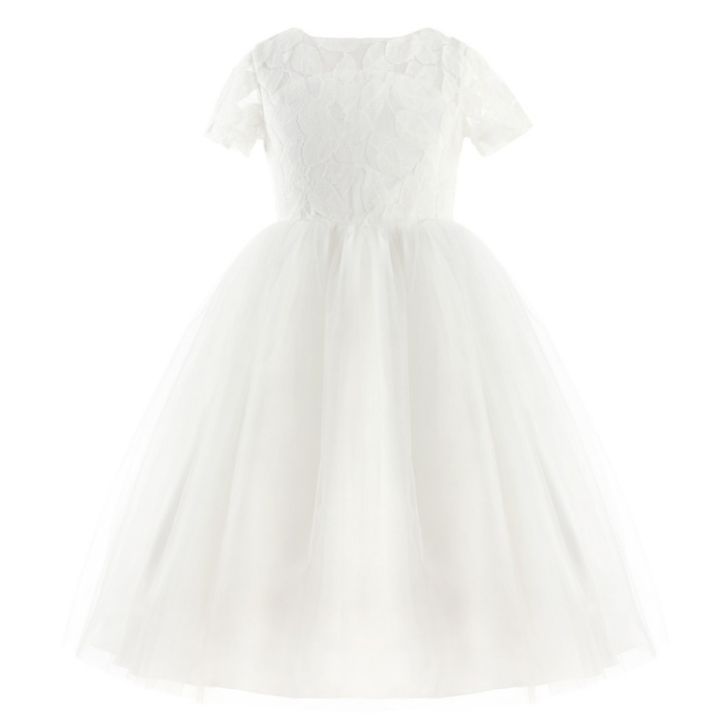 jeansame-dress-iiiim-ดอกไม้สาวแต่งตัวสีขาวงาช้างจริง-vestidos-พรรคปริ๊นเซชุดเด็กเล็กเด็ก39-s-กลวงหัวใจชุดสำหรับงานแต่งงาน