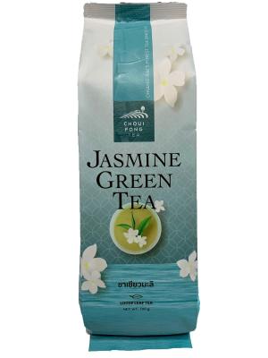 ชาเขียวมะลิ  (ใบชาอบแห้ง) ฉุยฟง JASMINE  GREEN TEA  CHOUI FONG ขนาด  100 กรัม