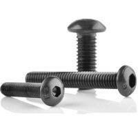 M3 M4 Hex Socket Allen Screws Half Round Head Bolts Mushroom head Screw Length 6mm-30mm Nails Screws  Fasteners