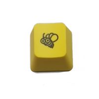 R4 Keycap Cherry Profile ย้อมจุ่มประติมากรรมกุญแจหมวกสำหรับคีย์บอร์ดแบบกลไกแกะสลักน้ำผึ้ง Keycap