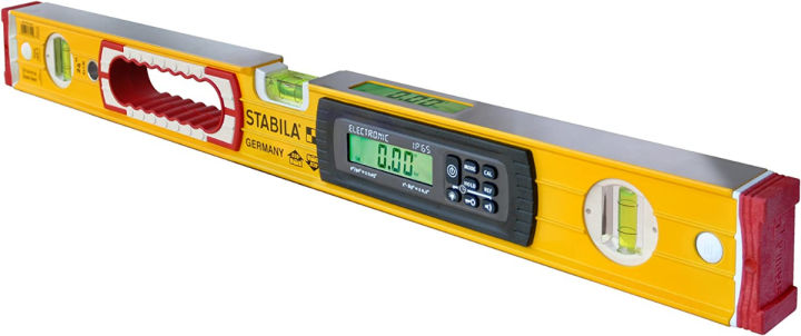 Stabila Electronic Level, 24 in.L, Yellow