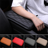 Universal Comfortable Leather Car Armrest Pad Hand Cushion Clear Texture Waterproof Armrest Pillow 5 Colors 30*20cm