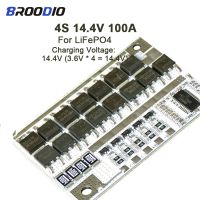 4S 14.4V 100A BMS 18650 Li-Ion Lifepo4 Life แผ่นป้องกันลิเธียม PCB โมดูลวงจร4S 3.2V Lifepo4 3.6V