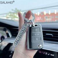 yansimi Fashion TPU Car Key Case For Volkswagen VW Golf 7 mk7 Seat Ibiza Leon FR 2 Altea Aztec For Skoda Octavia Car Styling Accessories