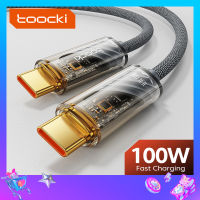 สาย USB ต่อ USB C Toocki PD 60W/100W สายชาร์จเร็วสายชาร์จสำหรับ Macbook iPad ซัมซุงฮัวเหว่ยเสี่ยวหมี่สาย POCO Type-C