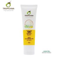 Tropicana , โลชั่นกันแดดสำหรับผิวกาย น้ำมันมะพร้าว สูตร SPF50+ PA++++ ขนาด 100 กรัม COCO SUN