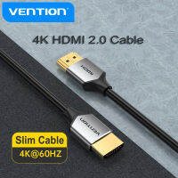 Vention สาย HDMI 4พัน2.0บาง HDMI ชายกับชายสายไฟสำหรับ PS4แอปเปิ้ลทีวี S Plitter สวิทช์กล่อง60เฮิร์ตวิดีโอเสียงเคเบิ้ลบาง HDMI